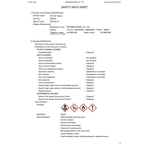 Marcatore permanente PAINT punta tonda 2,8 mm VERDE SCURO M PX20 VS